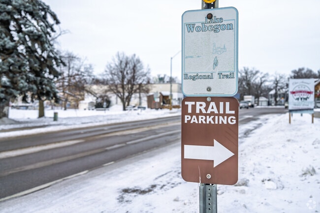The 65-mile Lake Wobegon Trail runs through Melrose, providing a regional biking and walking route.