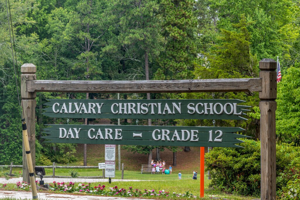 Calvary Christian School serves over 110 students in grades PK-12.