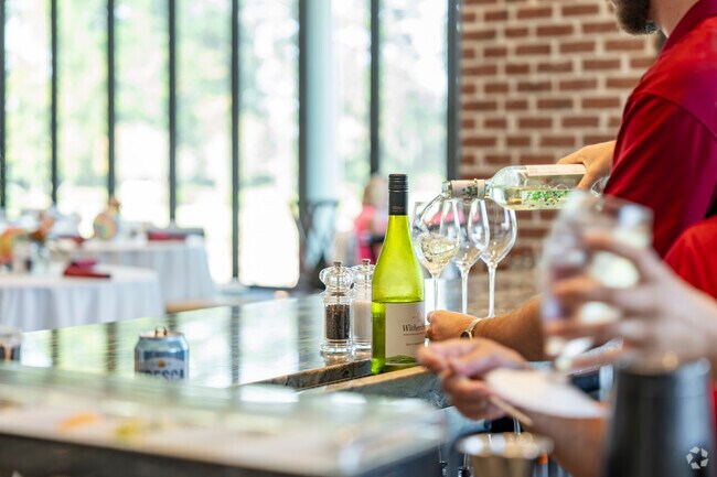 Berkley Hall members can gather for the many social events throughout the year at the clubhouse.