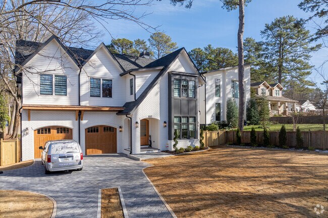 Rows of beautiful newly constructed homes line the streets of Decatur Heights.