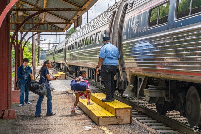 The Parkesburg Amtrak station is just a few miles down the road from your home in Atglen.