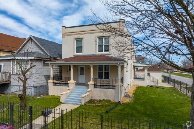 This is a beautiful four square house in the Harrison Park Historic District of Hammond.