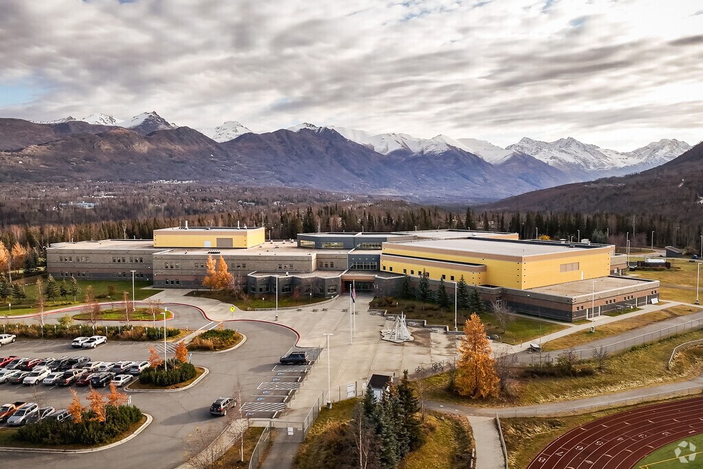 Eagle River High School serves students in grades 9-12.