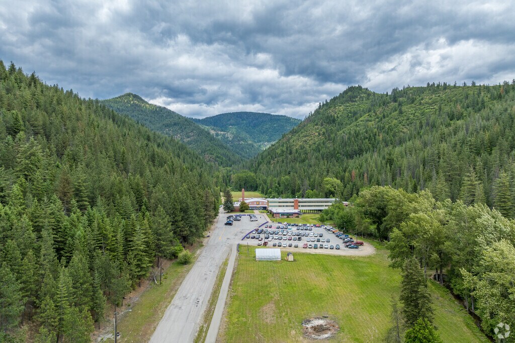 Kellogg High sits a couple minutes from downtown kellogg.