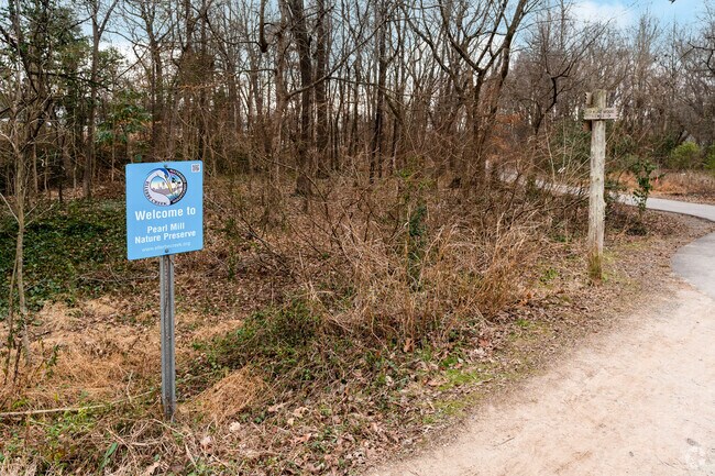 Pearl Mill Preserve provides some great trail for walking and running.