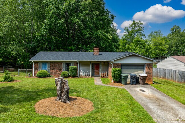 Ranch homes on decent sized lots are common in The Reserve.