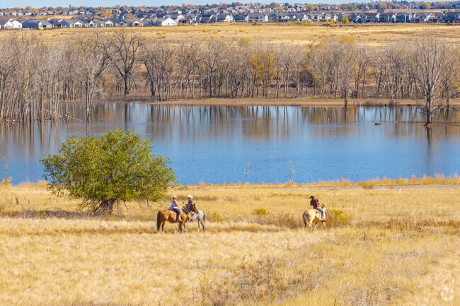 Deer Creek residents can enjoy a horseback ride through Chatfield State Park.