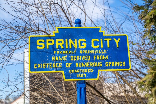 Located near the Schuylkill River, Spring City is named for the area's natural springs.