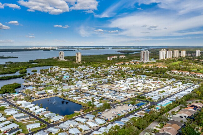 Spring Creek Village offers waterfront living with easy gulf access.