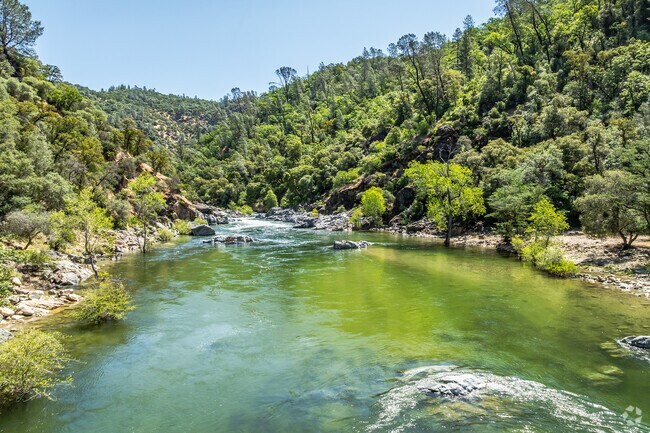The Yuba River, just north of Penn Valley, has some great swimming holes.