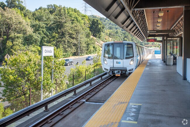BART is a great commuting option for residents in Orinda Village.