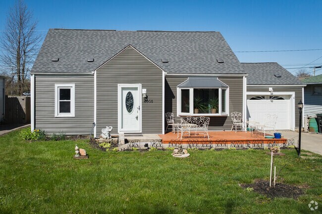 This cottage features an attached garage in Northview.