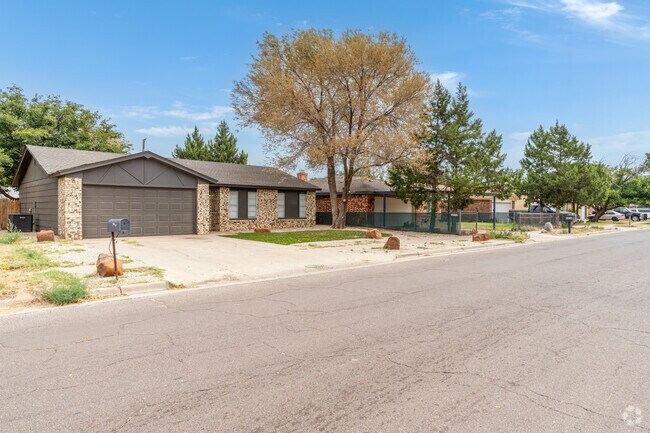 Ranch-style homes lines the streets of the West End neighborhood.