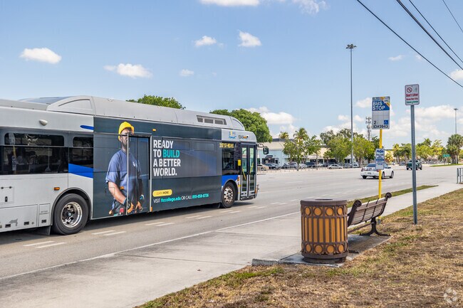 Reliable public transportation is great for those who needs to commute around the neighborhood.