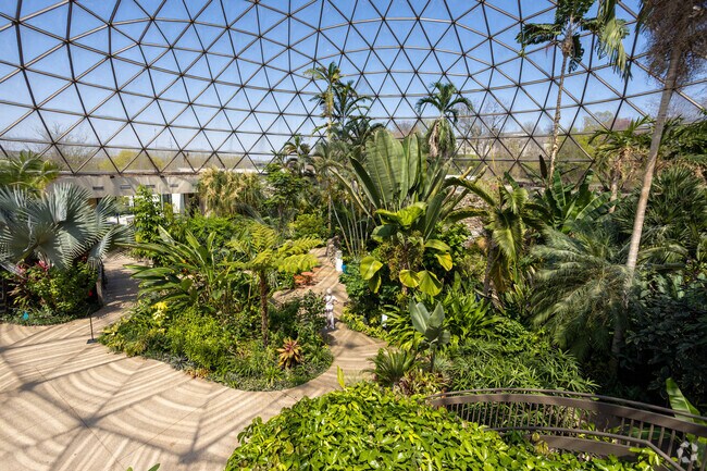 The Greater Des Moines Botanical Garden in Capitol Park allows residents to experience a variety of exotic flora year round