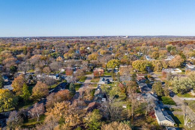 Aerial view looking West over the Grandview neighborhood.