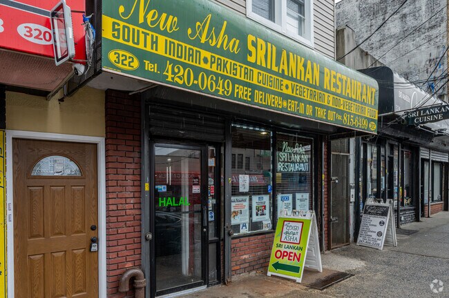 New Asha is a family-owned Sri Lankan restaurant serving homemade roti and a delicious lassi.