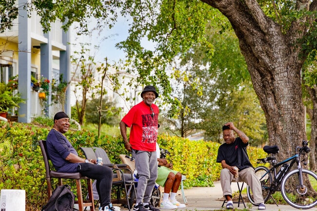 North Tamarind residents can be seen out and about enjoying the neighborhood.