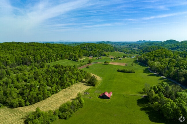 Rolling pasture land in the Sevier Home neighborhood.