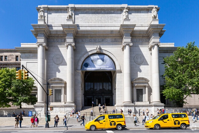 The Museum of Natural History is located on the west side of Central Park.