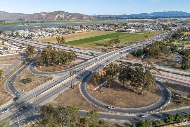The 126 and 118 highways meet in the Saticoy neighborhood of Ventura.