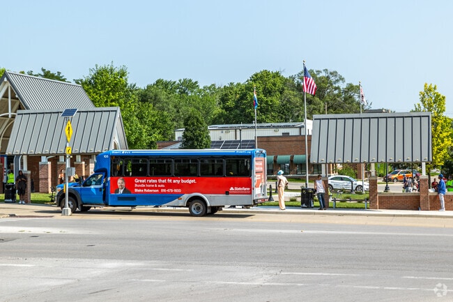 McCoy’s proximity to the Transit Center ensures quick metro access.