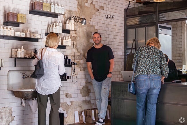 Le Labo on Lido offers a luxurious fragrance experience with handcrafted, bespoke scents.