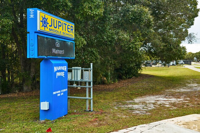 A short drive from Pennock Point, Jupiter Middle serves grades 6 through 8.