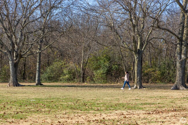 Take a stroll along the paved paths of West Highlands Park near Oakhurst.