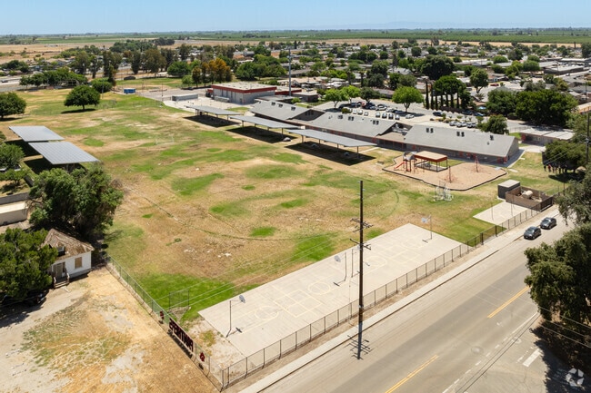 Parkview Middle School provides large green areas and play equipment for students to enjoy.
