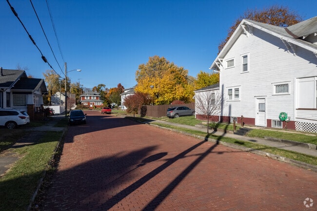 Brick roads pave many of the streets in the McKinley Fork Northwest neighborhood.