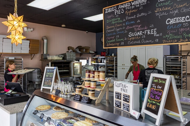 Zukie's Pies and Cakes in Sunset Lake Estates is known for its award-winning chicken pot pie.