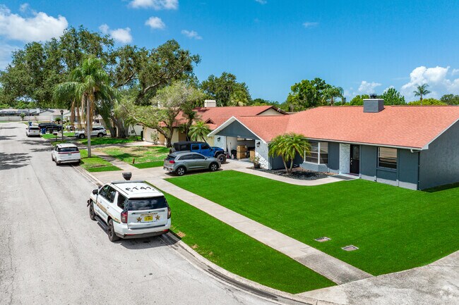 Throughout Lake Park you will find some residents have opted to astroturf their lawns for easier maintenance and landscaping.