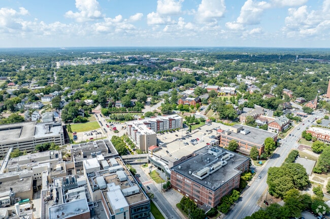Downtown Macon boasts historic architecture, trendy eateries, and a bustling local market.