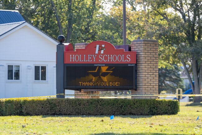 Holley Schools serve families across the village and surrounding communities, offering a close-knit educational setting.