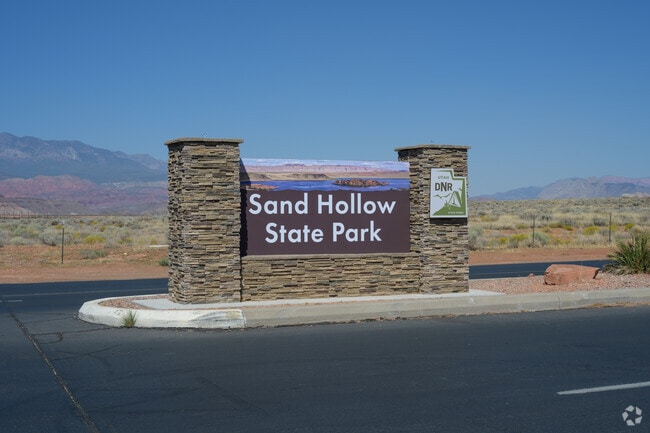 Sand Hollow State Park offers a warm-water reservoir, sandy beaches and red rock.