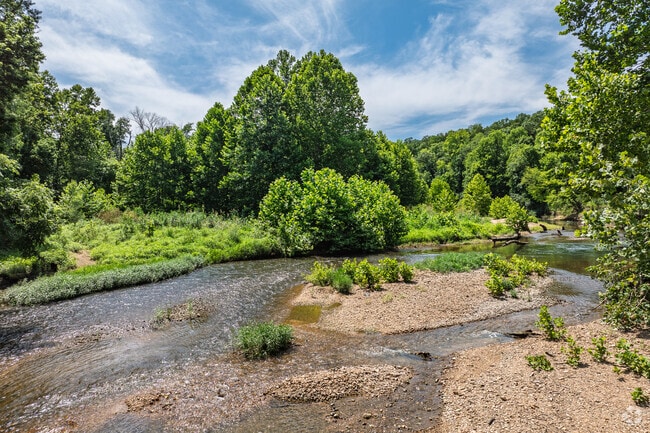 The Wet Glaize Creek adds to the beauty of living in Montreal.