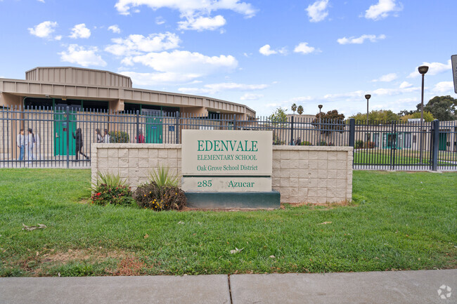 The signage of Edenvale Elementary School.