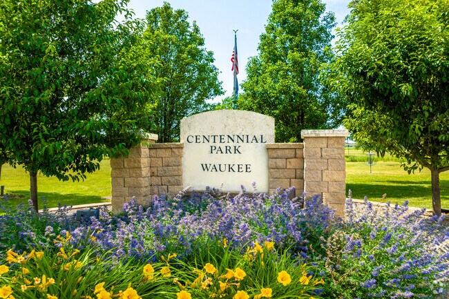 Centennial Park is the main park of the City of Waukee.