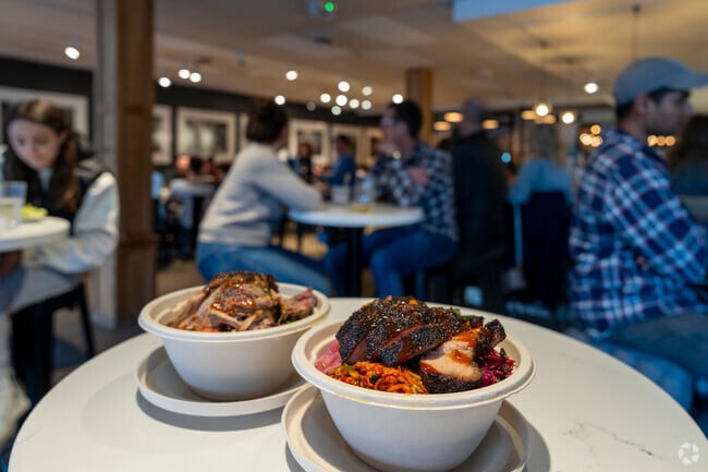 Georgetown has a good selection of restaurants, including York and Ricewood.