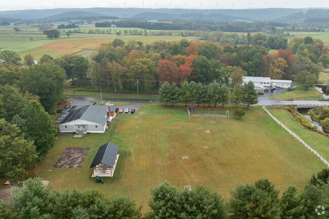 Students have space to play outside at Swan Meadow School.