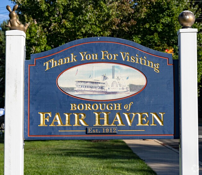 Fair Haven sits along the Navesink River in Monmouth County.