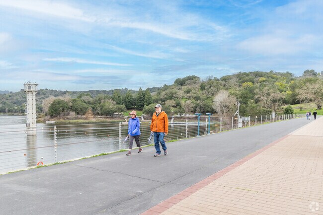 The Lafayette Reservoir is a popular spot for residents to get in a great hike.