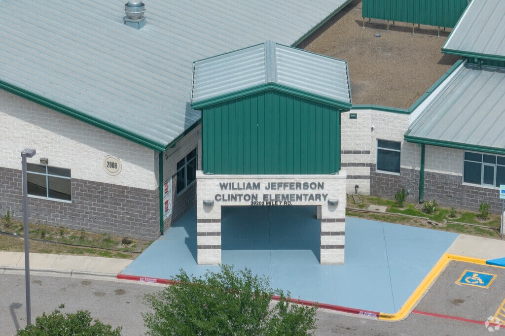 William J. Clinton Elementary School is located in the Citrus City neighborhood on W Mile 7 Rd.