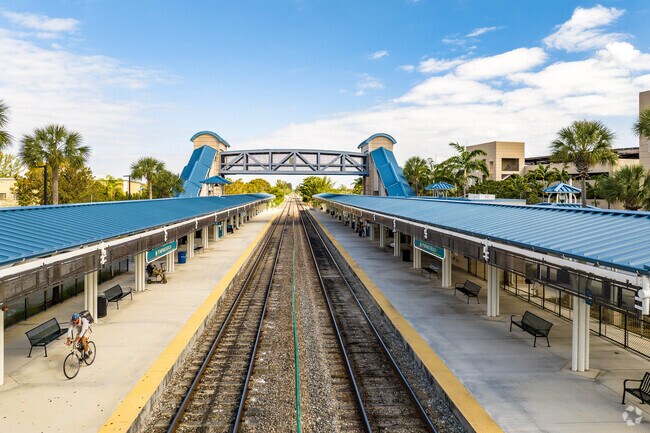 The Pompano Beach Tri-Rail station is just a few minutes away from Northwest Pompano.