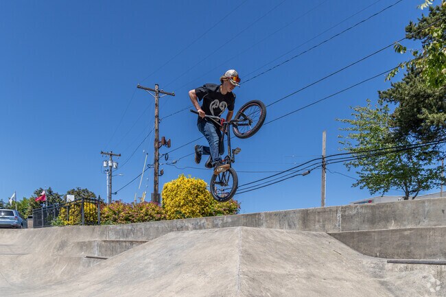 Main City Park features a skate park for residents to enjoy.