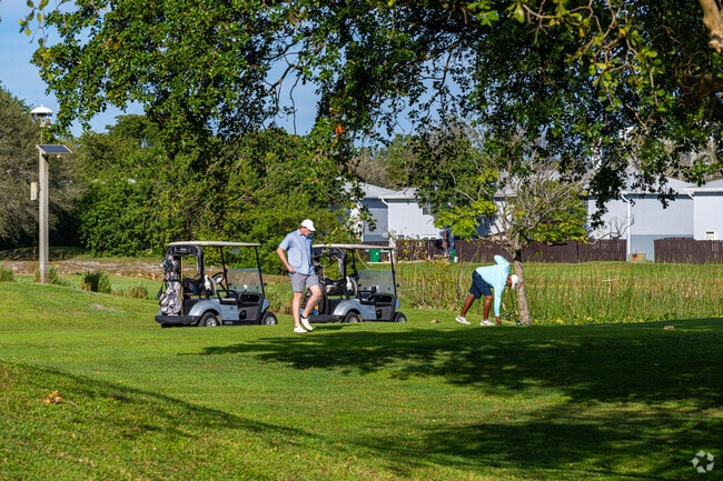 There is always time for a quick golf game at Davie Golf Club in Park City.