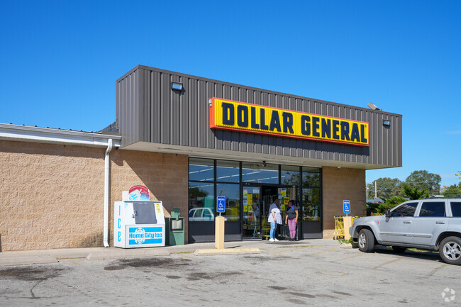 The local Dollar General store is a place where residents of Little Farms can shop for bargains.