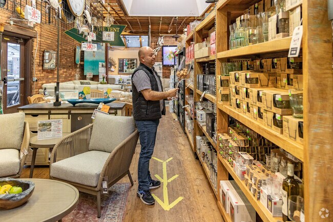 Local residents love shopping at Peter Andrew's in Willston Park for unique home goods.