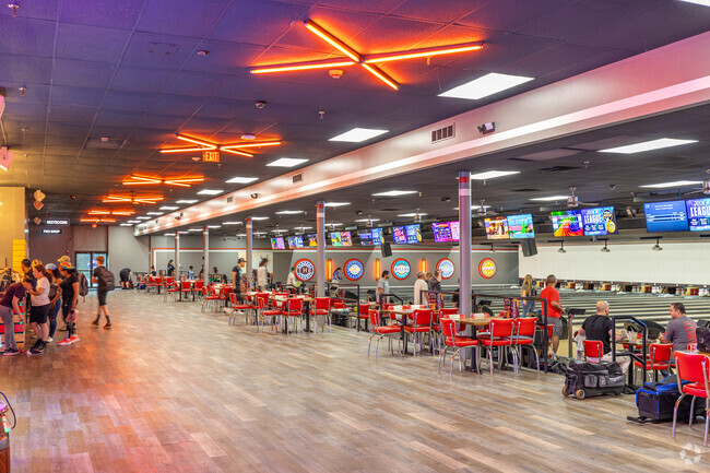 A great spot for entertainment locally is the Bowlero in the Pawtucketville neighborhood.